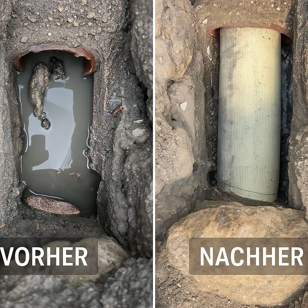 Grabenlose Rohrsanierung